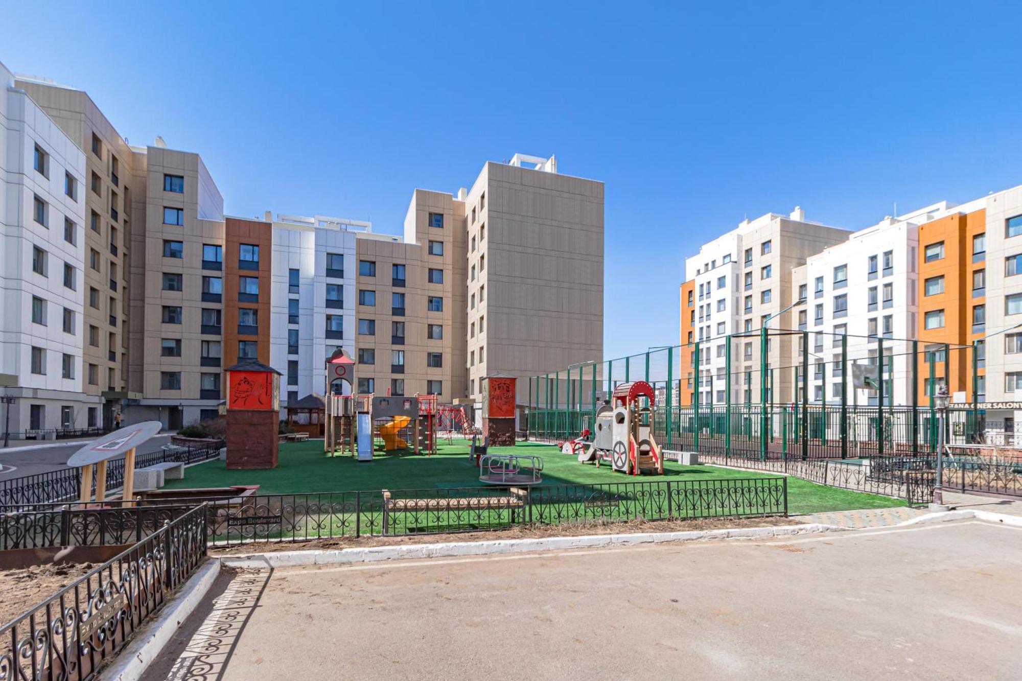 Просторная Квартира В Expo Boulevard Astana Exteriér fotografie